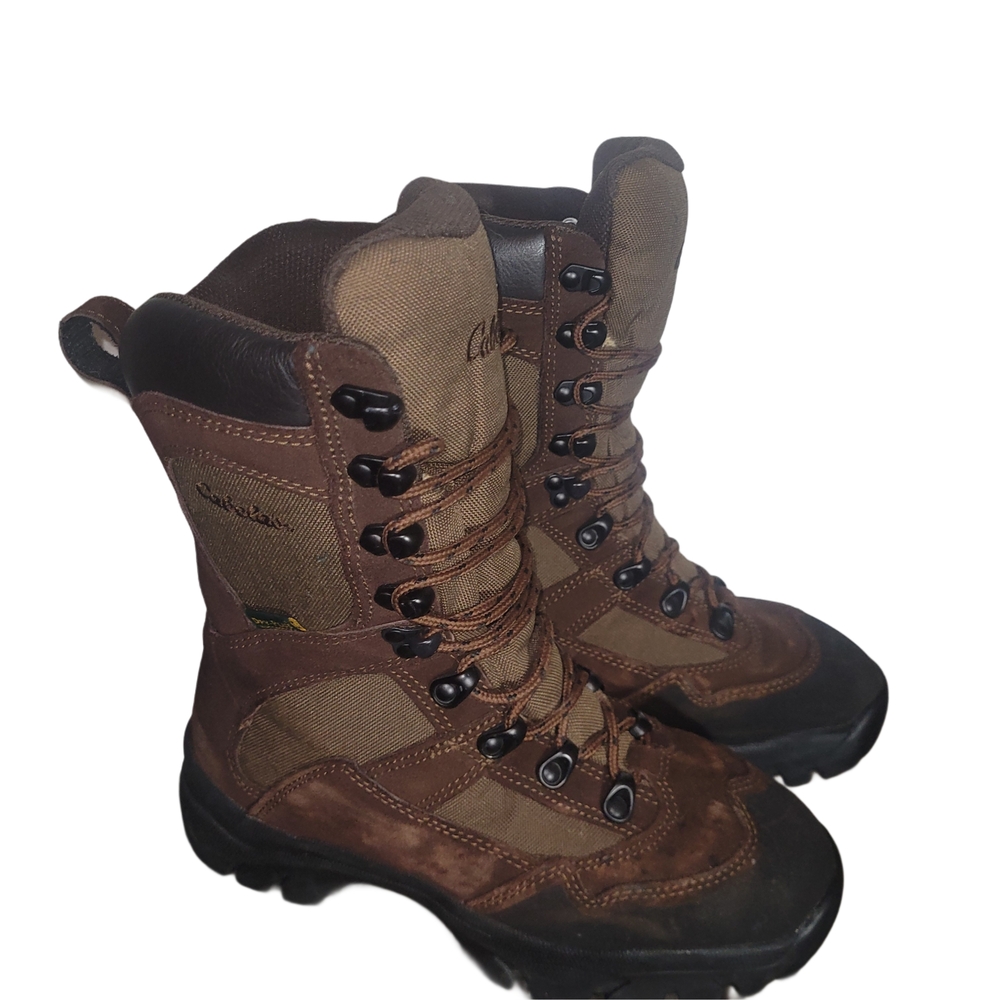 Cabela's Brown Leather Dry Plus Waterproof Winter Boots 7D